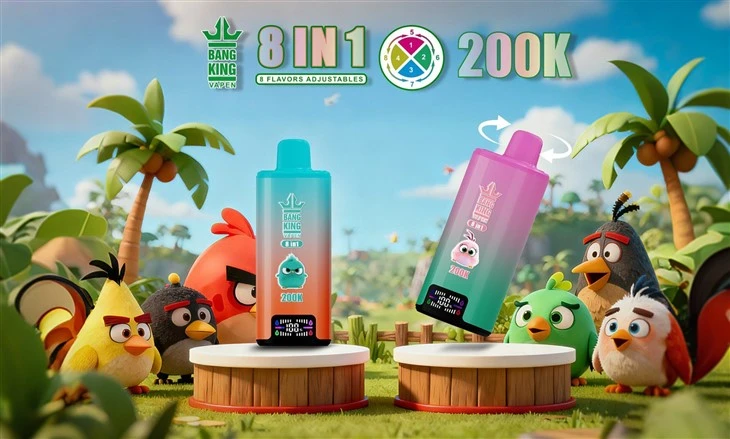 Bang King 200000 Puff Vape 8 en 1 Sabores